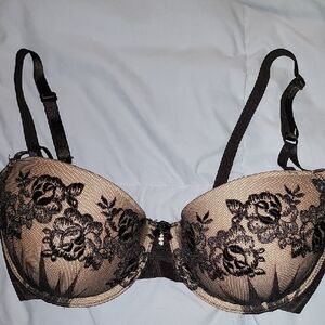 Smart & Sexy Black Lace Underwire Bra